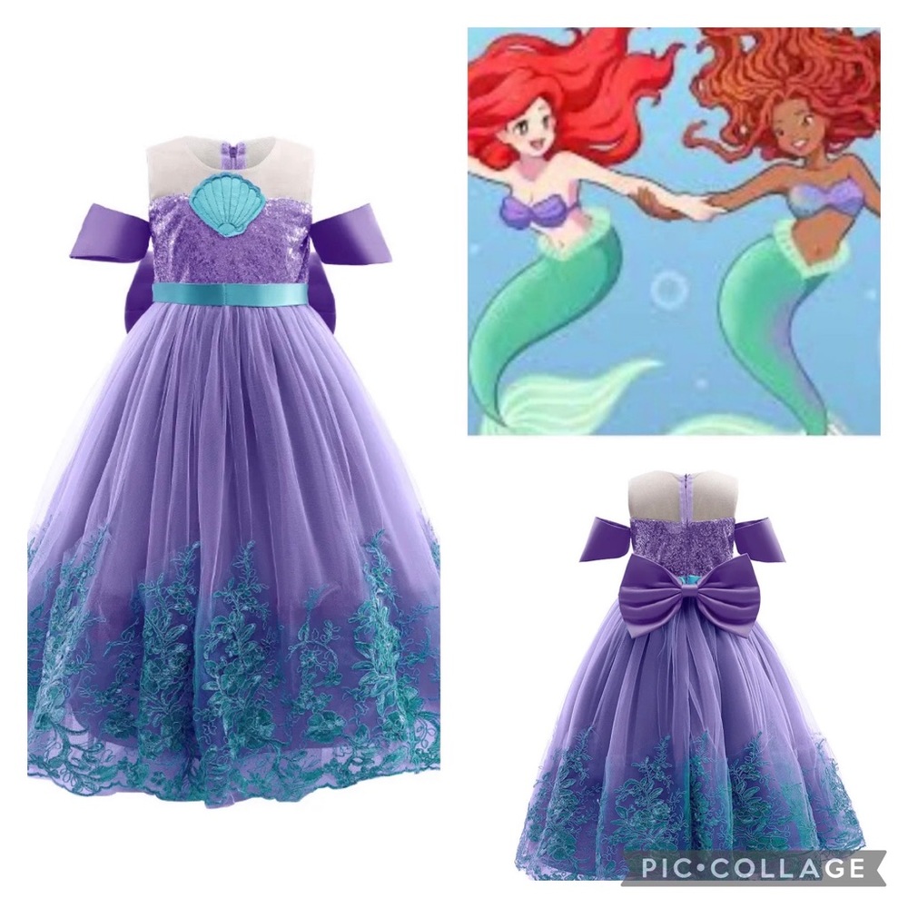New Girls Royal “Ariel” dress